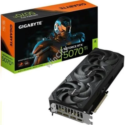 VGA-Gigabyte RTX 5070Ti WINDFORCE OC 16GB GV-N507TWF3OC-16GD