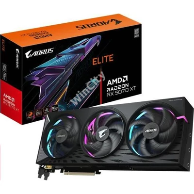 VGA-Gigabyte RX 9070 XT AORUS Elite 16GB GDDR6 GV-R9070XTAORUS E-16GD