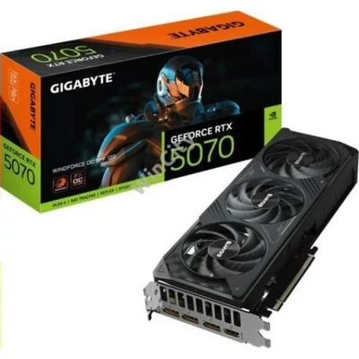 VGA-Gigabyte RTX 5070 WINDFORCE OC 12GB GV-N5070WF3OC-12GD