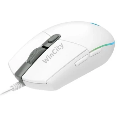 MOU-Logitech G203 Lightsync fehér USB egér