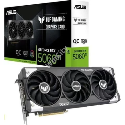 VGA-Asus RTX 5060 Ti TUF TUF-RTX5060TI-O16G-GAMING 16GB GDDR7