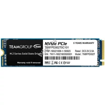 SSD-2TB Team Group T-Force MP33 Pro M.2 SSD TM8FPD002T0C101