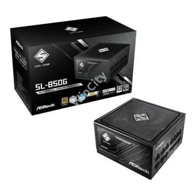TE-ASRock 850W SL-850G Steel Legend 13,5cm Moduláris