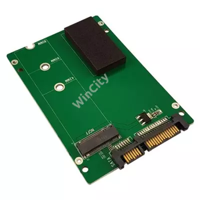 ADA LC Power SATA > M.2 SSD átalakító kártya - LC-ADA-M2-NB-SATA