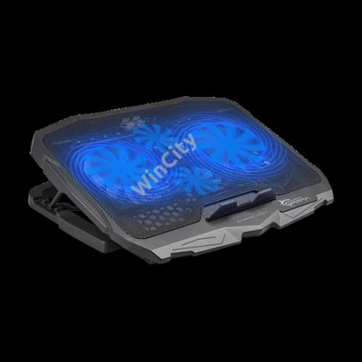 NBT STD White Shark CP-25 ICE WARIOR Notebook hűtőpad - Fekete