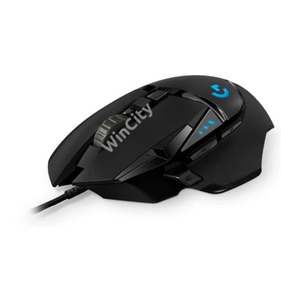 Mouse Logitech G502 Hero Gamer egér - Fekete