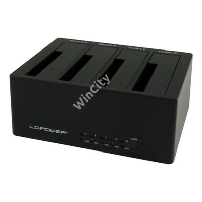 USB LC Power LC-DOCK-U3-4B HDD dokkoló állomás