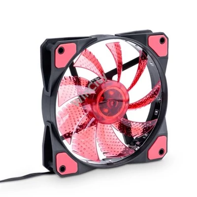 Fan Akyga AW-12C-BR - 12cm - Red