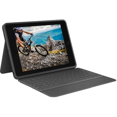 TPK Logitech Folio Touch - iPad 7-8-9 - Német - Fekete