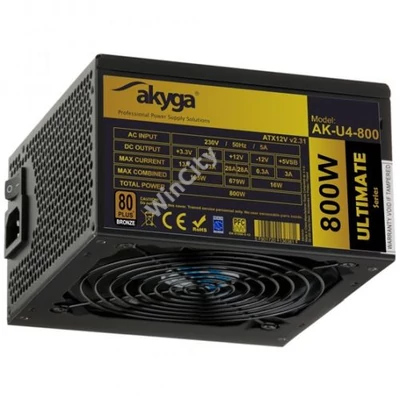 TÁP Akyga 800W - Ultimate - 12cm - 80+ Bronze - AK-U4-800