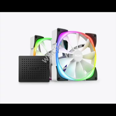 FAN NZXT Aer RGB 2 - 140mm - fehér - Twin Starter Pack - HF-2814C-DW