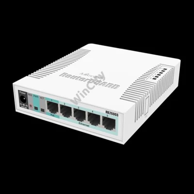 MikroTik RB260GS 5x gigabites porttal, 1xSFP port, SwitchOS