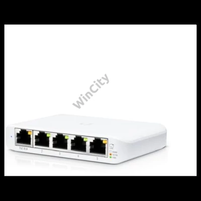 Ubiquiti UniFi Switch, 5x gigabit RJ45 port, kompakt, USB Type-C csatlakozó