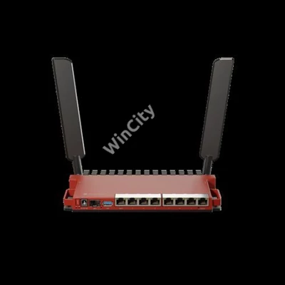 MikroTik L009UiGS-2HaxD-IN wifi router, 802.11ax (WiFi6) 2.4Ghz, asztali változat