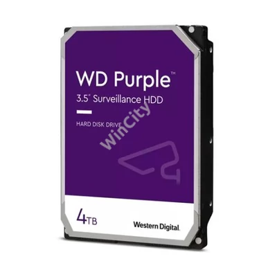 HDD 3,5" WD 4TB SATA3 5400rpm 256MB Purple - WD43PURZ