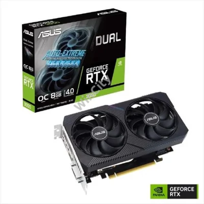VGA ASUS NVIDIA RTX 3050 8GB GDDR6 - DUAL-RTX3050-O8G-V2