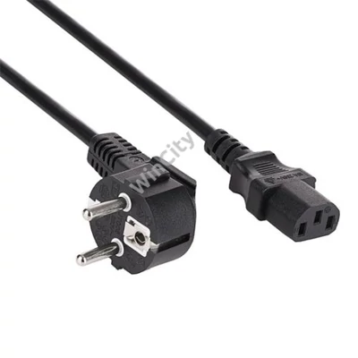 KAB Akyga AK-PC-08C PC Power Cable tápkábel, 10 m, fekete