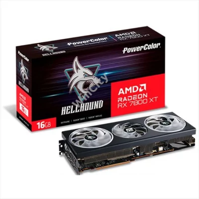 VGA PowerColor AMD RX 7800 XT Hellhound 16GB GDDR6 - RX7800XT 16G-L/OC