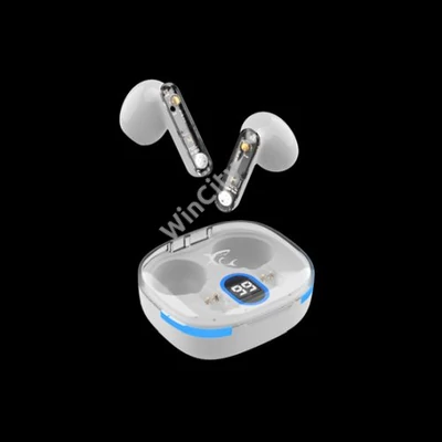 HDP White Shark GEB-TWS37W HYPERBEAT-W bluetooth fülhallgató mikrofonnal - fehér