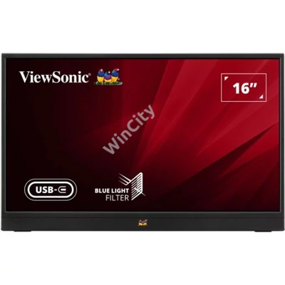 Mon ViewSonic 16" VA1655 1920x1080 USB-C 60Hz - IPS