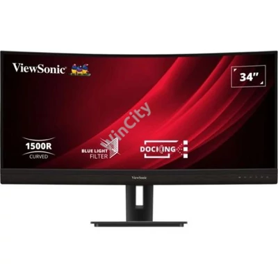 Mon ViewSonic 34" VG3456C 3440x1440 USB-C 100Hz - 1500R - VA