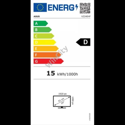 Mon Asus 23.8" VZ24EHF Eye Care Adaptive-Sync - IPS