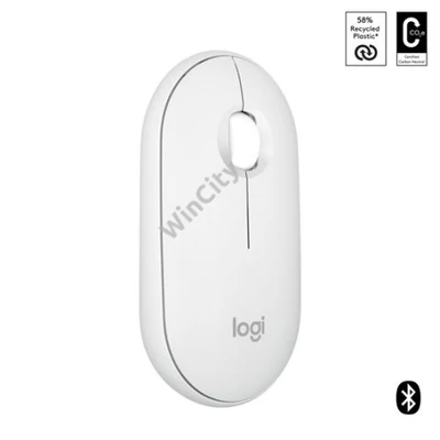 Mouse Logitech PEBBLE MOUSE 2 M350S - White