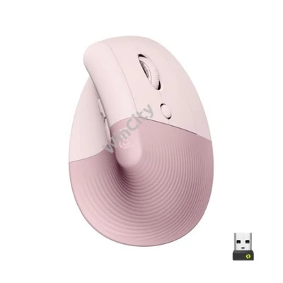 Mouse Logitech Lift Vertical Ergonomic - Rose