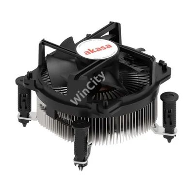 FAN Akasa Intel LGA1700 alacsony profilú CPU-hűtő - AK-CC6606BP01