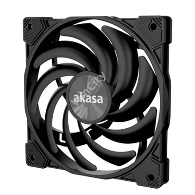 FAN Akasa - Case Fan - 12cm - Alucia XS12 Black - AK-FN122-BK