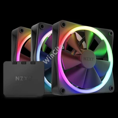 FAN NZXT F120 RGB 3IN1 - 120mm - fekete - RF-R12TF-B1