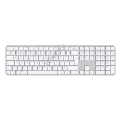 Apple Magic Keyboard (2024) w Touch ID and Numeric Keypad - Hungarian - White Keys