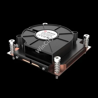 Fan Akasa 1U Intel LGA1700 Alacsony Profilú CPU-hűtő - AK-CC7406BP01