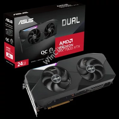 VGA ASUS AMD RX 7900 XTX 24GB GDDR6 - DUAL-RX7900XTX-O24G