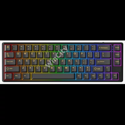 BILL AVAX GM01 PRO 65% RGB tri-mode mechanikus billentyűzet Gateron piros switch