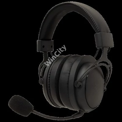 HDP White Shark WGH-2443B GORILLA vezeték nélküli gamer fejhallgató mikrofonnal - fekete