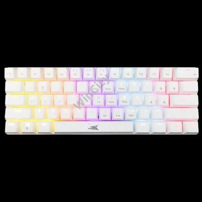 BILL Baracuda BGK-03211W/R-US DOLPHIN-W - Mechanikus gamer billentyűzet piros kapcsolóval - Fehér - US