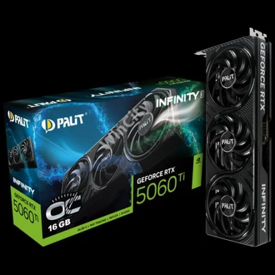 VGA PALIT NVIDIA RTX5060Ti Infinity 3 OC 16GB GDDR7 - NE7506TS19T1-GB2061S