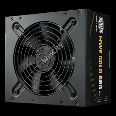 TÁP Cooler Master 650W - MWE Gold 650 V3 NM - MPE-6502-ACAAG-3BEU - 80+ Gold - ATX 12V Ver. 2.41 - Fekete Tápegység