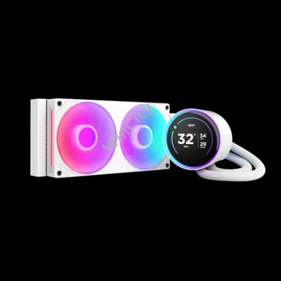 Fan NZXT - Kraken Elite 240 RGB V2 - Vízhűtés - 240mm - Fehér - RL-KR24E-W2