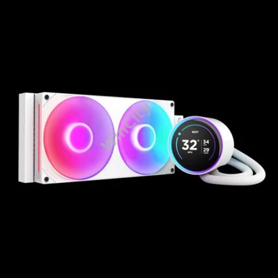 Fan NZXT - Kraken Elite 280 RGB V2 - Vízhűtés - 280mm - Fehér - RL-KR28E-W2