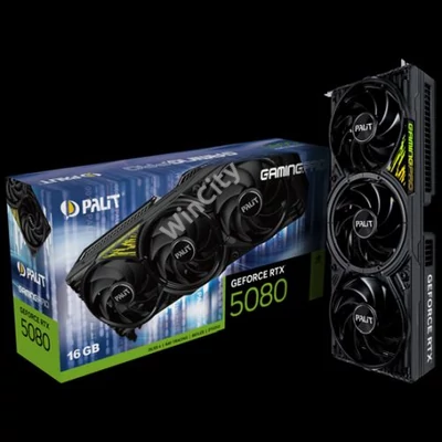VGA PALIT NVIDIA RTX5080 GamingPro V1 16GB GDDR7 - NE75080019T2-GB2031Y