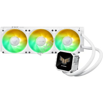 Fan ASUS TUF GAMING LC III 360 - ARGB LCD White Edition - Vízhűtés - Fehér