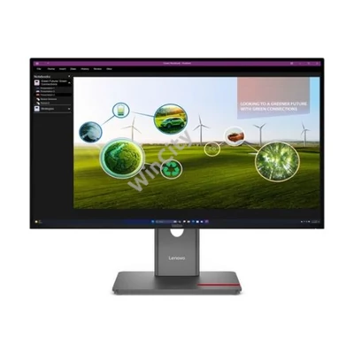 Lenovo ThinkVision 27" P27Q-40 monitor - 64A7GAT6EU - Eclipse Black