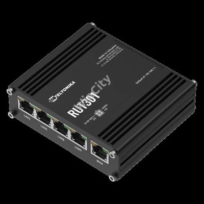 Teltonika router 5xRJ45 port, USB, digitális I/O, RutOS, RMS