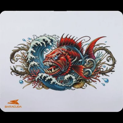 Mousepad Baracuda BGMP-41 CORAL gamer egérpad - 300x250mm