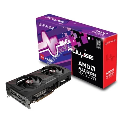 VGA Sapphire AMD RX 9070 16GB GDDR6 - PULSE RX 9070 GAMING