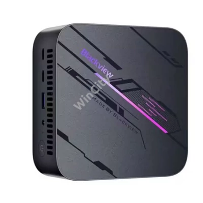 Blackview MP100 Ryzen 5 7430U 16GB+512GB Windows 11 Pro mini PC - fekete