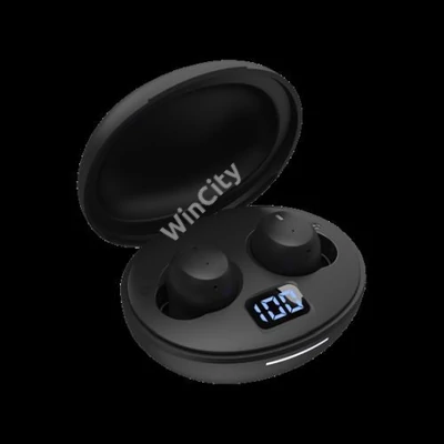 HDP White Shark GEB-TWS02B VORTEX-B fekete bluetooth fülhallgató