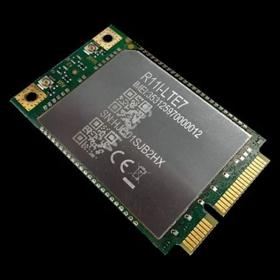 MikroTik LTE miniPCIe kártya, 2x uUFL csatlakozó - CAT7
